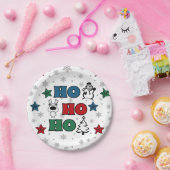 ホホホホー・ホー・クリスマス・デザイン ペーパープレート (パーティー)