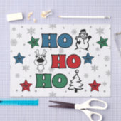 ホホホホー・ホー・クリスマス・デザイン 薄葉紙 (クラフト)