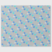 「ホホホホ」クリスマステーマ ラッピングペーパー (フラット)