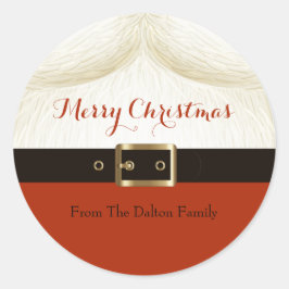 ホホホホ・サンタ ラウンドシール