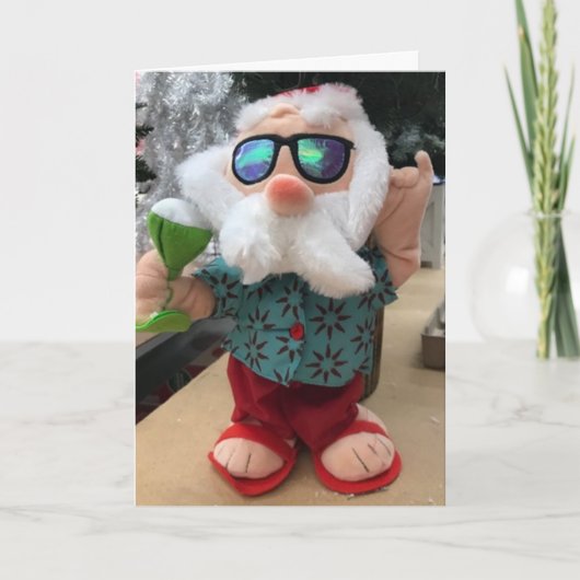 **ホホホホ**仕事が終わった祝ら カード (正面)