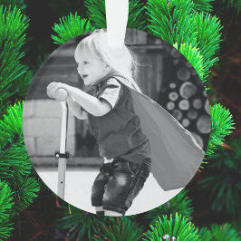 ホホホホ |明るい緑のクリスマス応援写真 オーナメント