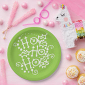 ホホホーホクリスマスホリデー紙プレート ペーパープレート (パーティー)