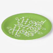 ホホホーホクリスマスホリデー紙プレート ペーパープレート (アングル)