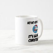 ホホホーホーホリーカウマトルクリスマス コーヒーマグカップ (正面右)