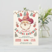 ホホホームダウンカウボーイサンタホリデークリスマスパーティー 招待状 (スタンド正面)