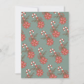 ホホホームダウンカウボーイサンタホリデークリスマスパーティー 招待状 (裏面)