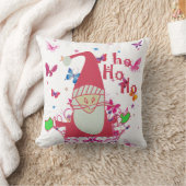 ホホホー美しいクリスマスバタフライピローファイト クッション (ブランケット)