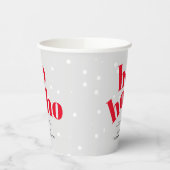 ホホホー酔っ払いとトーストクリスマスパーティー 紙コップ (左)