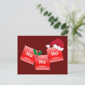 ホホホ エレメンタル クリスマス フォト カード (スタンド正面)