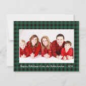 ホホホ エレメンタル クリスマス フォト カード (裏面)