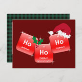 ホホホ エレメンタル クリスマス フォト カード (正面/裏面)