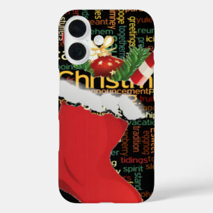 ホホホ!クリスマスプレゼントとハッピーニューイヤー iPhone 16ケース