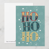 ホホホ シーズンカード (正面/裏面)