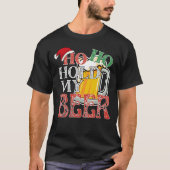 ホホホ　ビールを預かってくれ　ホリデー Tシャツ (正面)