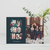 ホホホ フローラル ホリデー カード (スタンド正面)