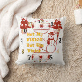ホホホ！メリークリスマスビジョン新年おめでとう クッション (ブランケット)
