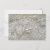 ホホーサンタアイボリーグリッター 招待状 (裏面)