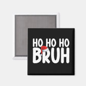 ホホーブルクリスマスおもしろいサンタホリデイ マグネット (正面/裏面)