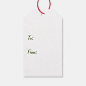 ホホーホーホーウェルシュテリアメリークリスマス ギフトタグ (裏面)