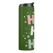 ホホーホーホーウェルシュテリアメリークリスマス タンブラー (回転左)