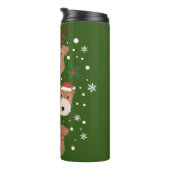 ホホーホーホーウェルシュテリアメリークリスマス タンブラー (回転右)