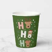 ホホーホーホーウェルシュテリアメリークリスマス 紙コップ (裏面)