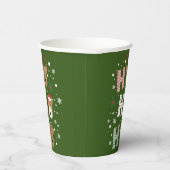 ホホーホーホーウェルシュテリアメリークリスマス 紙コップ (右)