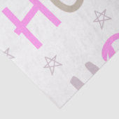 ホホHOスターズパステルピンクパープルグレークリスマス 薄葉紙 (詳細)