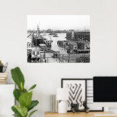 ホボケン波止場 ポスター (ホームオフィス)