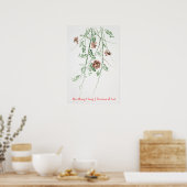 ホマングつるボタニカルアートポスター1 ポスター (キッチン)