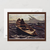 ホマー警告・ウィンズロ警告ーによる霧（霧） ポストカード (正面/裏面)