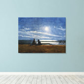 ホマー、ムーンライ素晴らしン、アート キャンバスプリント (インサイチュ (ウッドフロア))