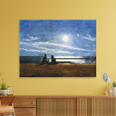 ホマー、ムーンライ素晴らしン、アート キャンバスプリント (インサイチュ (リビング))