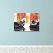 ホマー – 余韻素晴らしアートウォーター絵画カラー キャンバスプリント (インサイチュ (ウッドフロア))