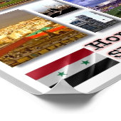 ホムス – シリア – モザイク –  ポスター (角)