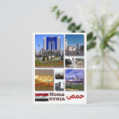 ホムス – シリア – モザイク – ポストカード (スタンド正面)