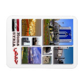 ホムス – シリア – モザイク – マグネット (横)