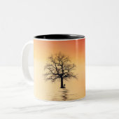 ホムブルアンボルソルアタルデカーバーアグアロジョアマリロ ツートーンマグカップ (正面左)