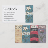 ホメオパシーは名刺を予約します 名刺 (正面/裏面)