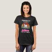 ホメオパシーセラピストユニコーンヴィンテージサンセット Tシャツ (正面フル)
