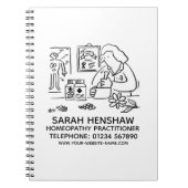 ホメオパシー性ホメオパシー開業医ノート ノートブック (正面)