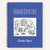 ホメオパシー注意事項 ノートブック (正面)