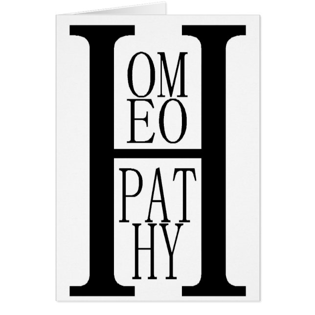 ホメオパシー (正面)