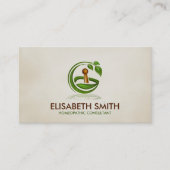 ホメオパシー – ハーブ医学 – ナチュロパス 名刺 (正面)