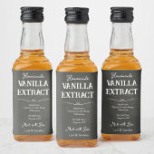 ホメカスタマイズメデードバニラエキス リキュールボトルラベル (ボトル)