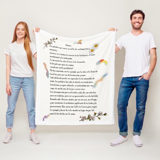 「ホメナジェアママ」 フリースブランケット (インサイチュ)