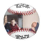 ホメランパパ写真野球 野球ボール (正面)