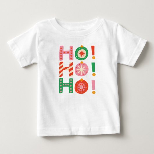 ホメリークリスマス ベビーTシャツ (正面)