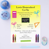 ホメ素晴らしスコールCoオペイエローグラデーション チラシ (シングル)